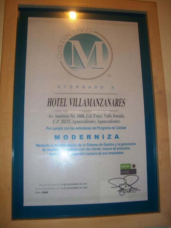 Hotel Villa Manzanares Aguascalientes Exterior foto